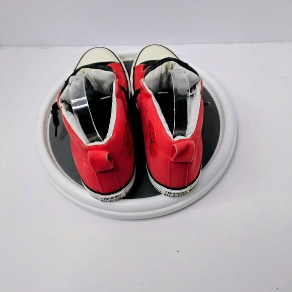 Converse All Star Red Canvas High Top Sneakers Junior Size 6 Black Laces Rubber - Picture 5 of 8